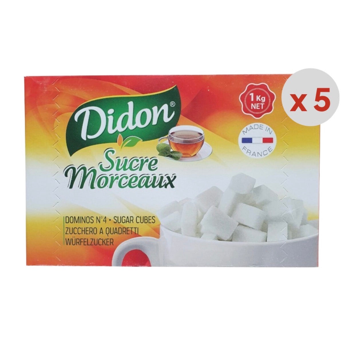 SUCRE EN MORCEAUX 1KG X5