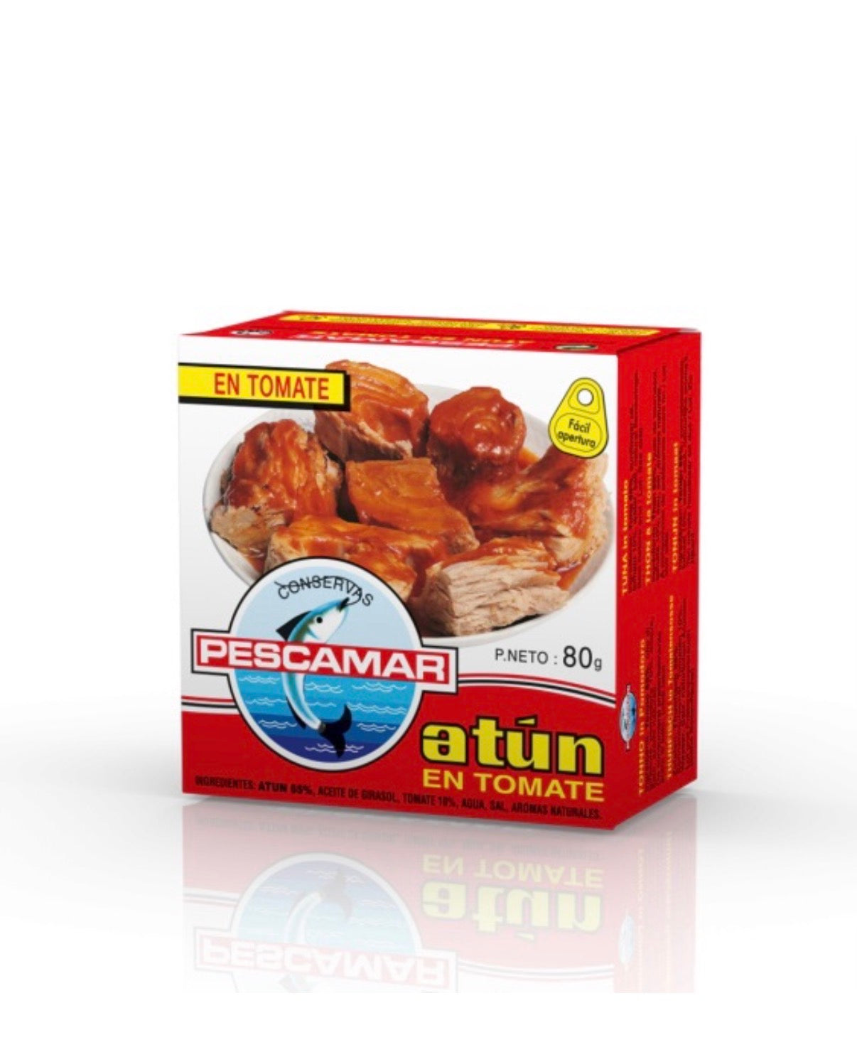 THON PESCAMAR TOMATE 80G X25
