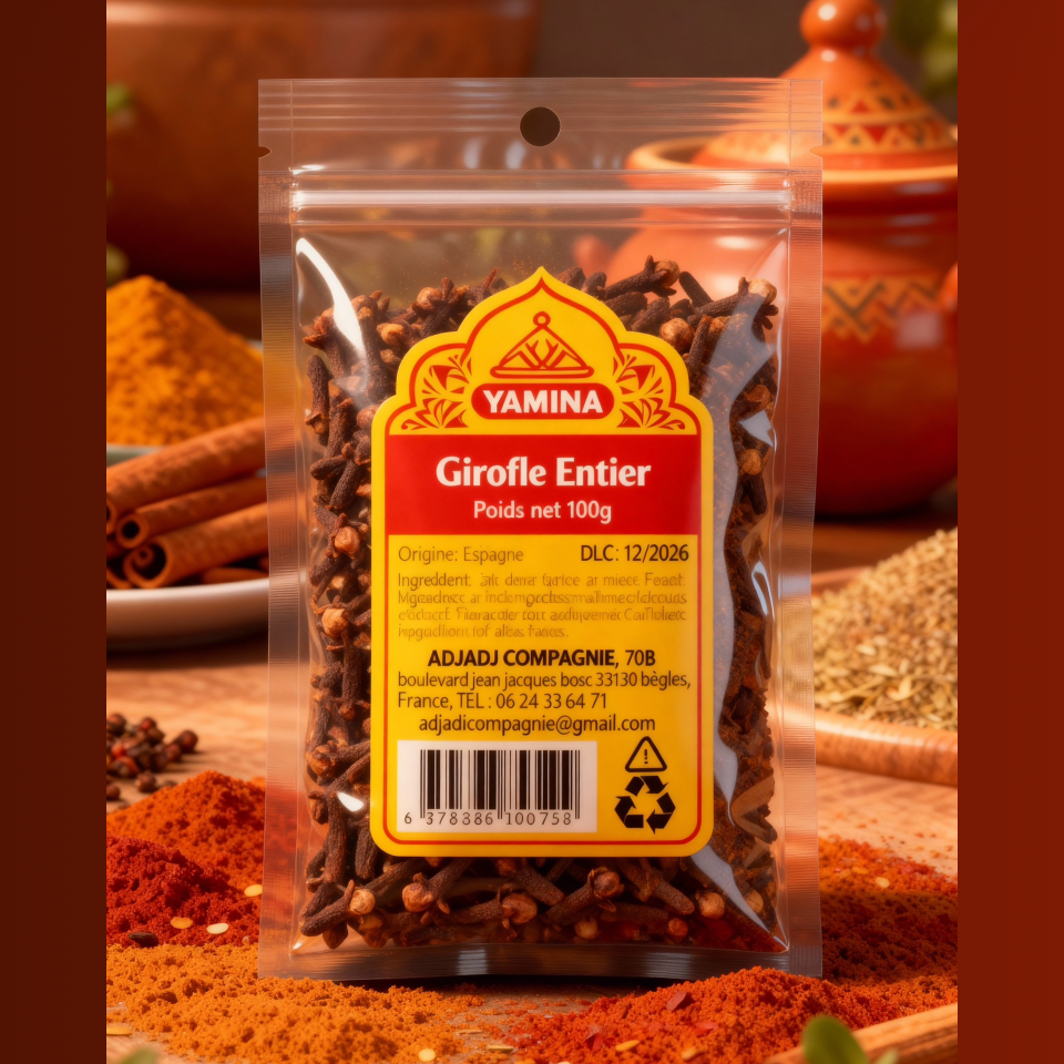 GIROFLE ENTIER 50G X20