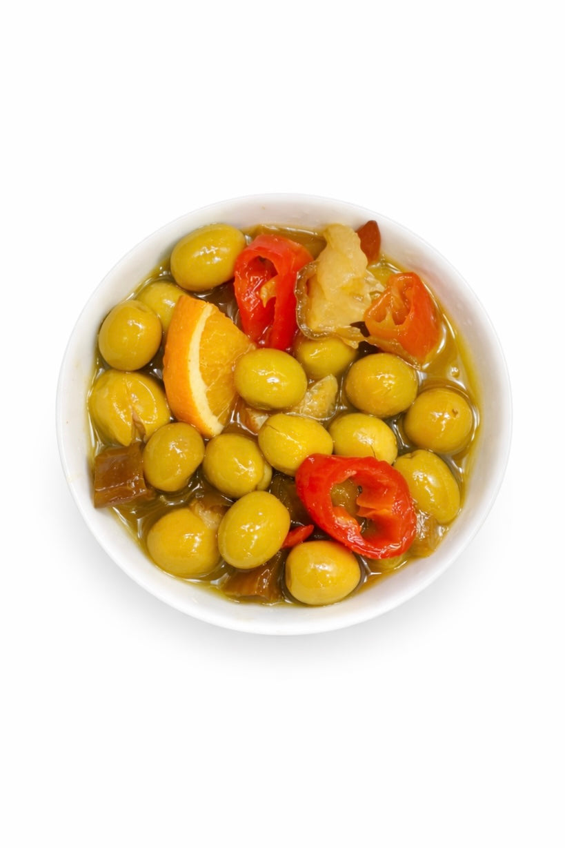 OLIVE ANDALOUSE PIMENTÉE 19/21 10KG