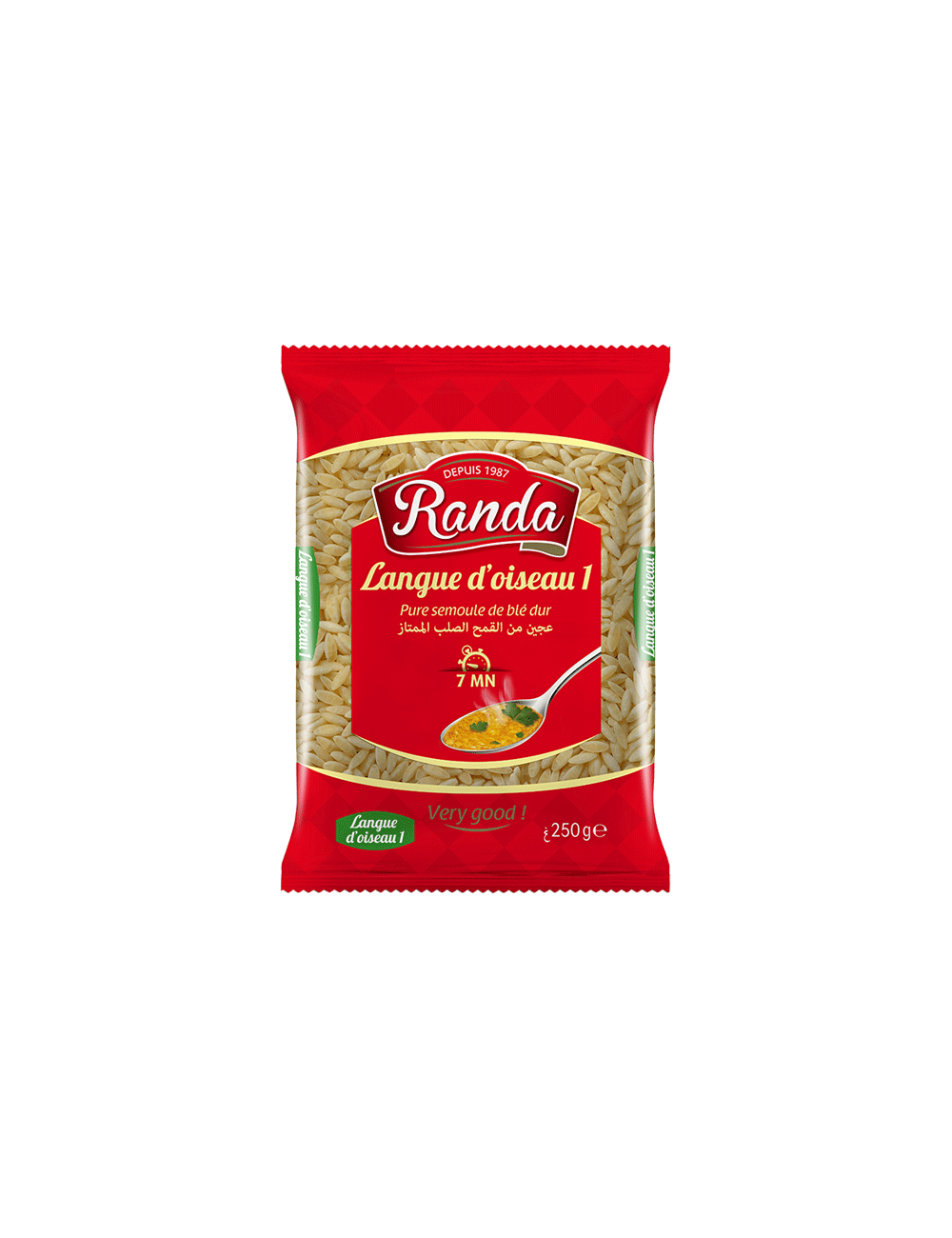 RANDA PATE LANGUE D'OISEAU PETIT N°1 500G X24