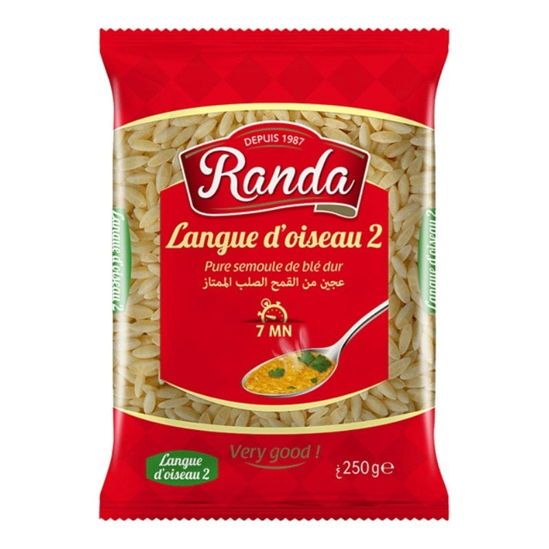 RANDA PATE LANGUE D'OISEAU GROS N°2 500G X24