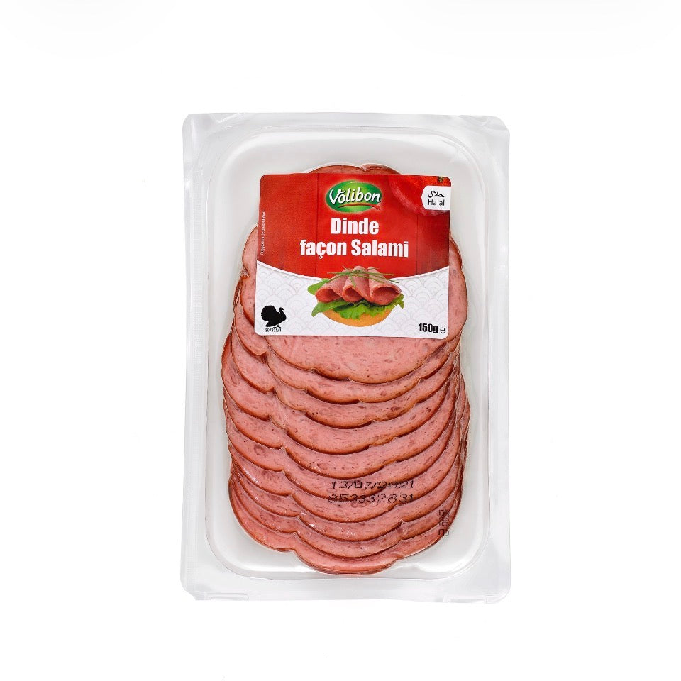 VOLYS DINDE FACON SALAMI 150G X10