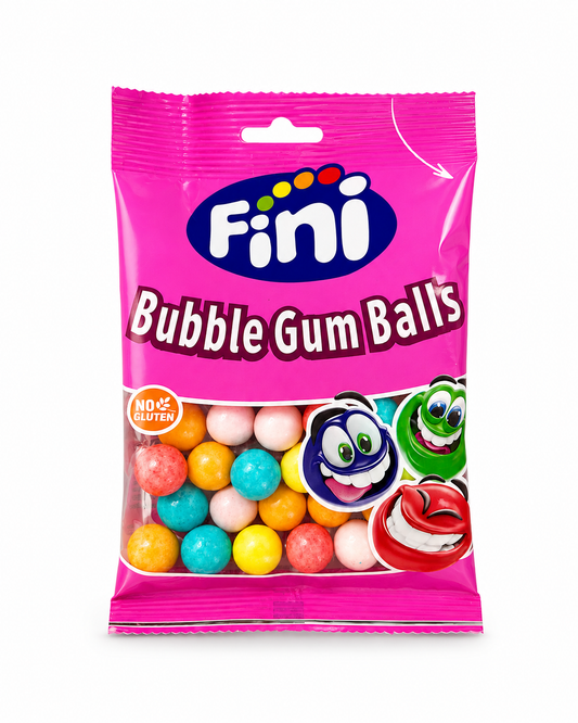 BONBON FINI BUBBLE GUM BALLS 90G X12