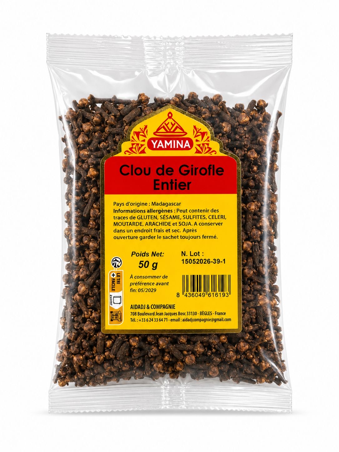 GIROFLE ENTIER 50G X20
