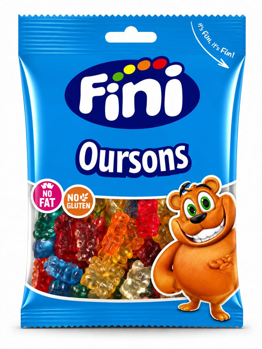 BONBON FINI OURS LISSE 90G X12