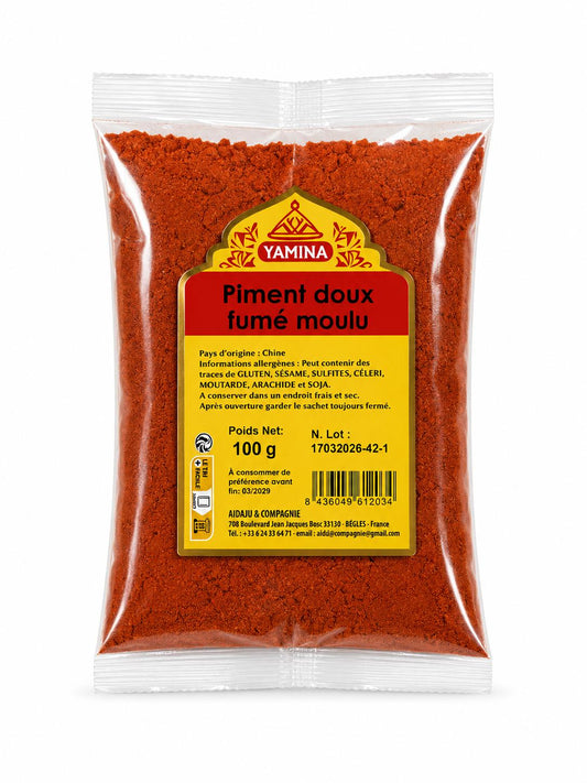 PIMENT DOUX FUMÉ 100G X20