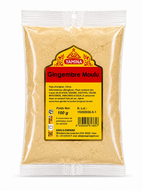 GINGEMBRE MOULU 100G X20