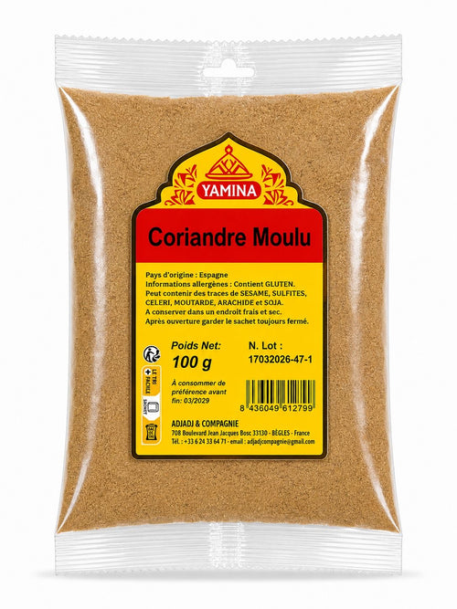 CORIANDRE MOULU 100G X20
