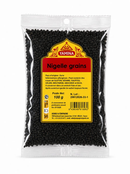 NIGELLE ENTIER 100G X20