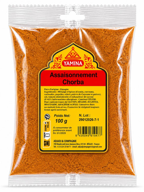 ASSAISONNEMENT CHORBA 100G X20