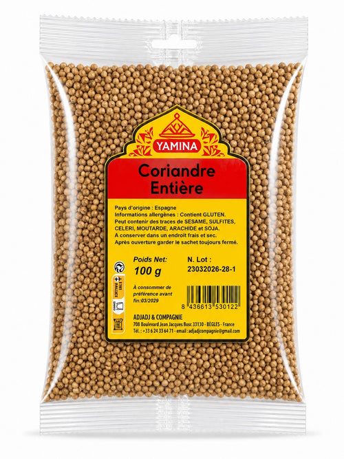 CORIANDRE ENTIER 100G X12