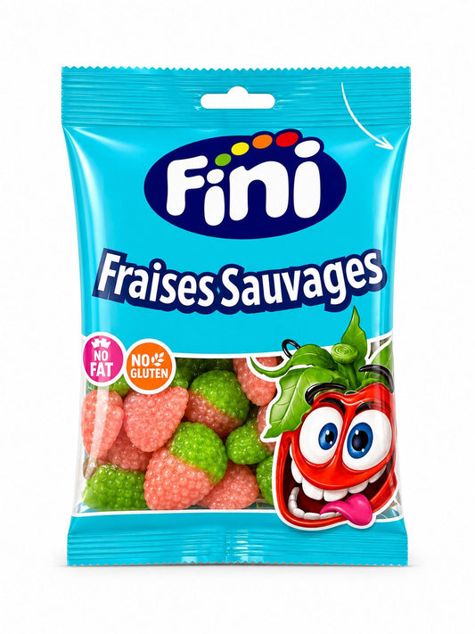 BONBON FINI FRAISE SAUVAGE 90G X12