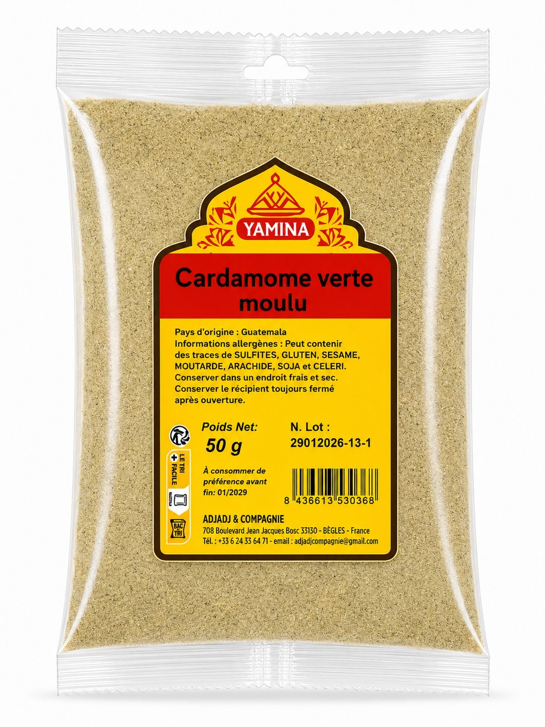 CARDAMOME MOULU 50G X20