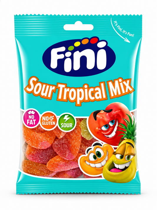 BONBON FINI TROPICAL MIX 90G X12