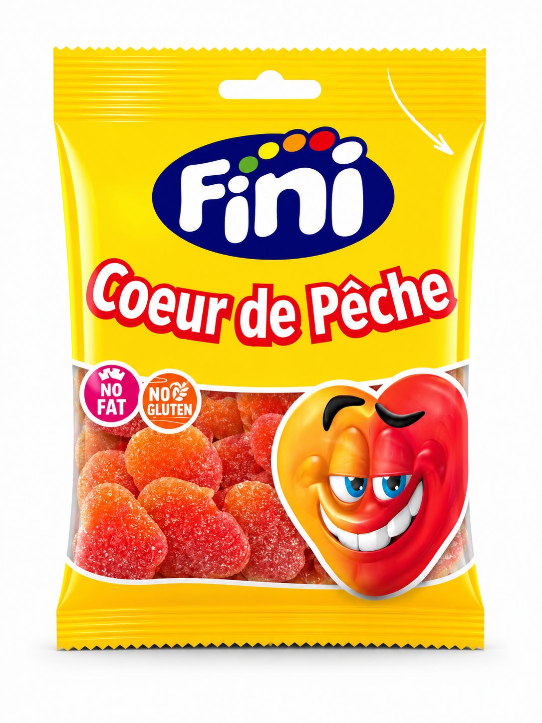 BONBON FINI COEUR PÊCHE 90G X12