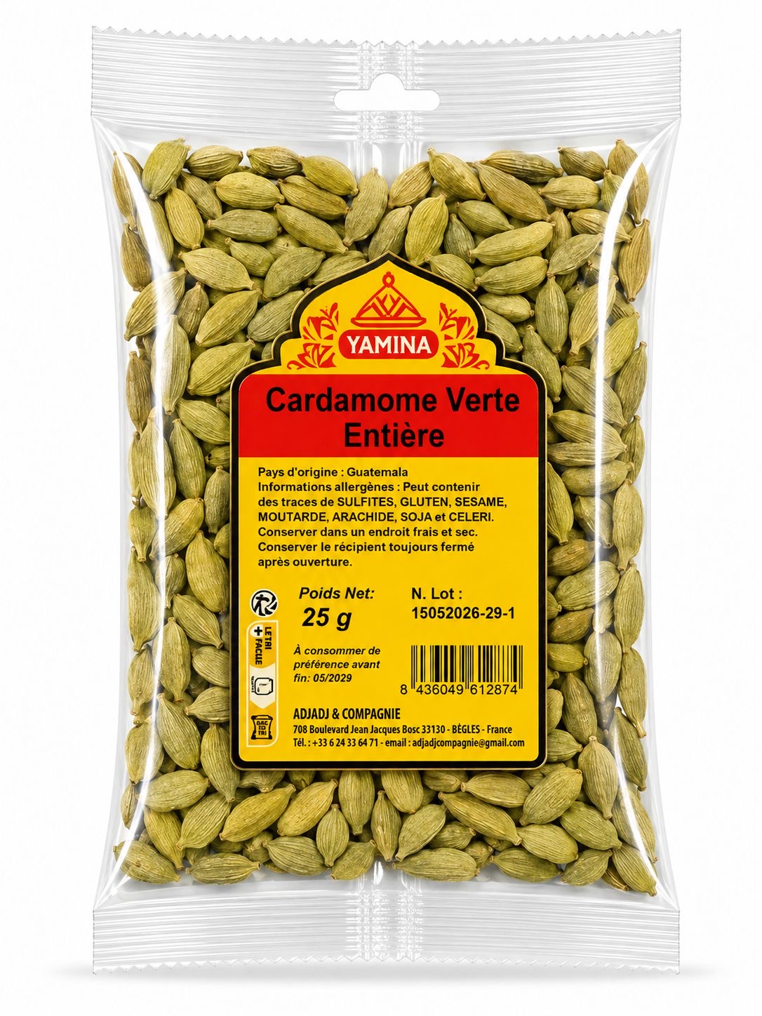 CARDAMOME ENTIÈRE 25G X20