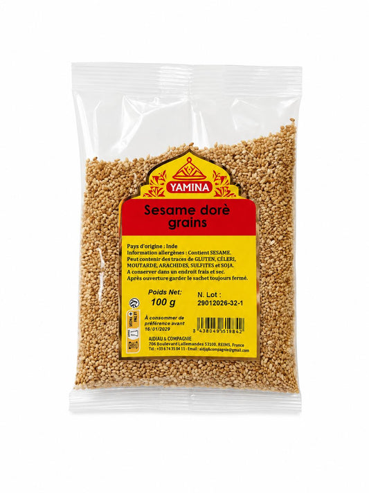 SÉSAME DORÉ GRAIN 100G X20