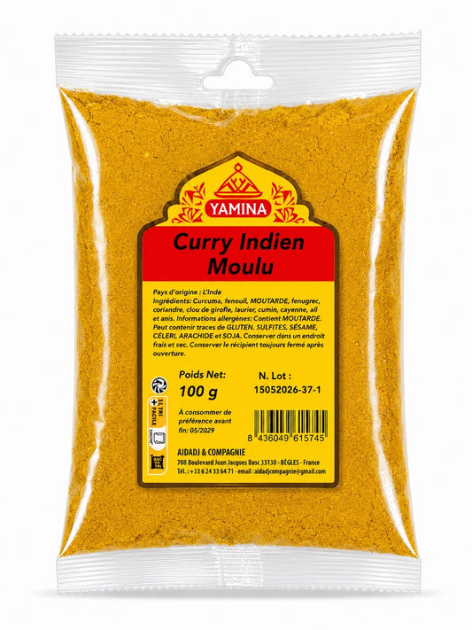 CURRY INDIEN 100G X20