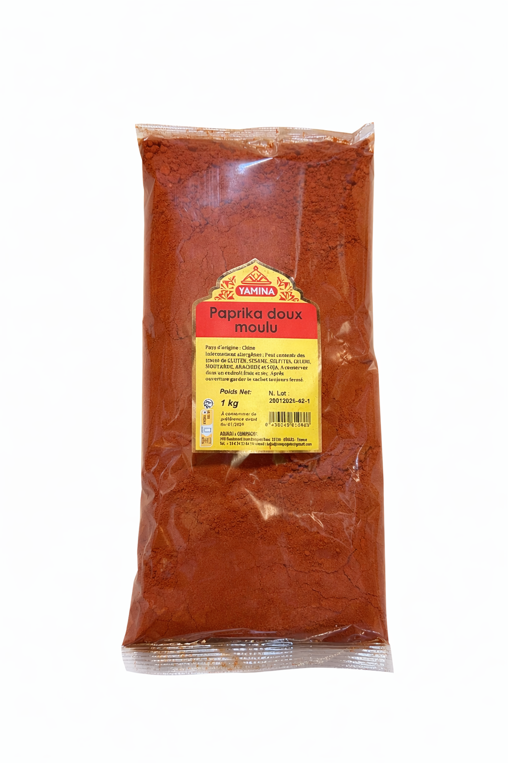 PAPRIKA DOUX MOULU 1KG