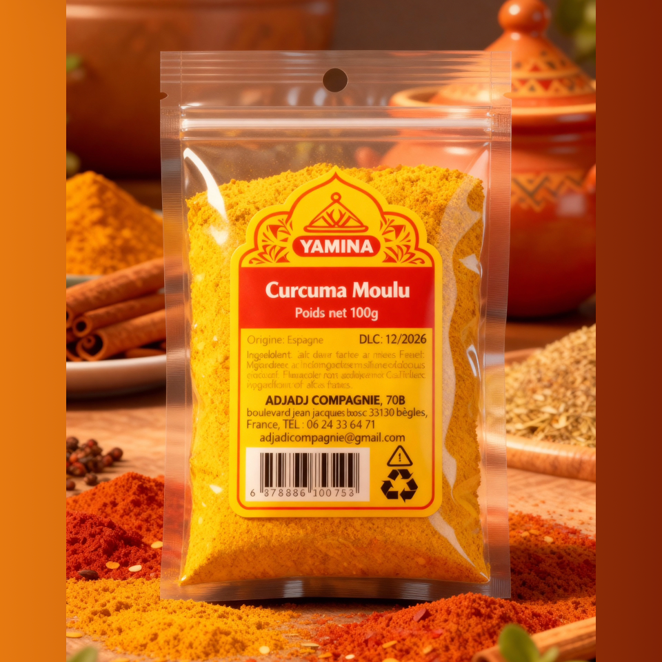 CURCUMA MOULU 100G X20