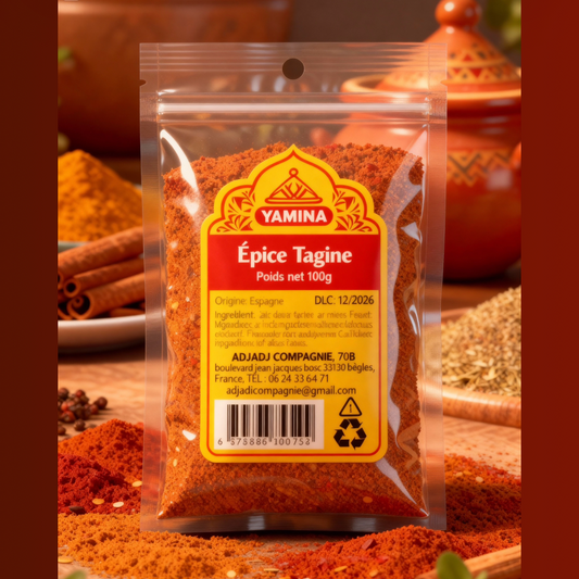 ÉPICE TAGINE ROUGE 100G X20