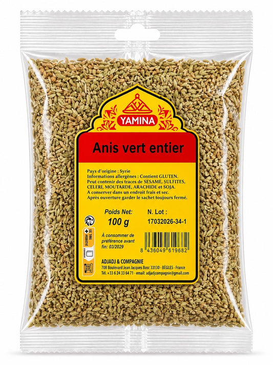 ANIS VERT ENTIER 100G X20
