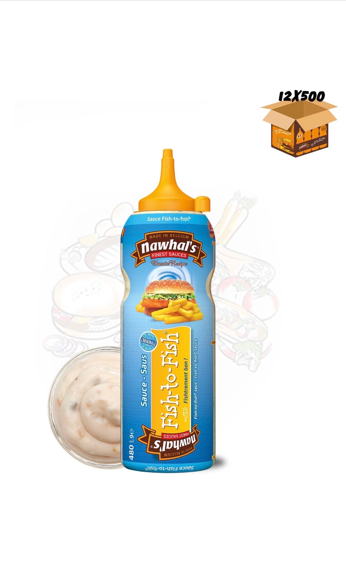 SAUCE FISH TO FISH 500ML X12