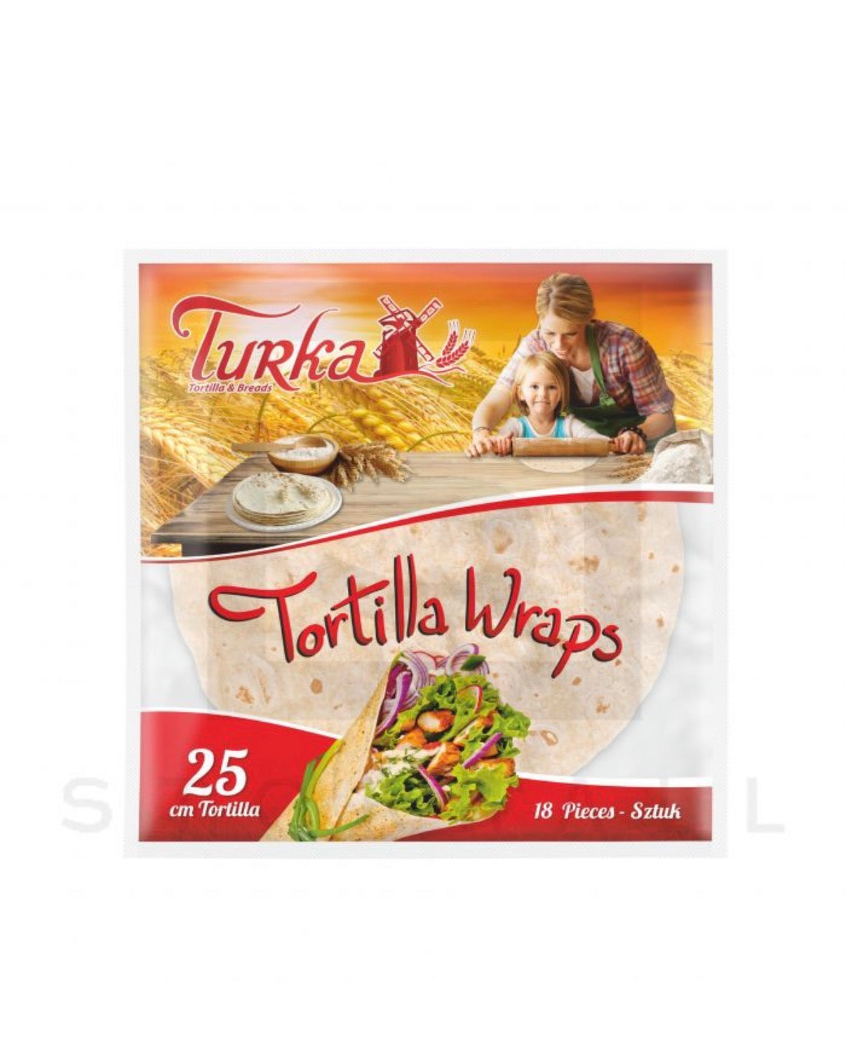 TORTILLA WRAPS 25CM 480GR X12