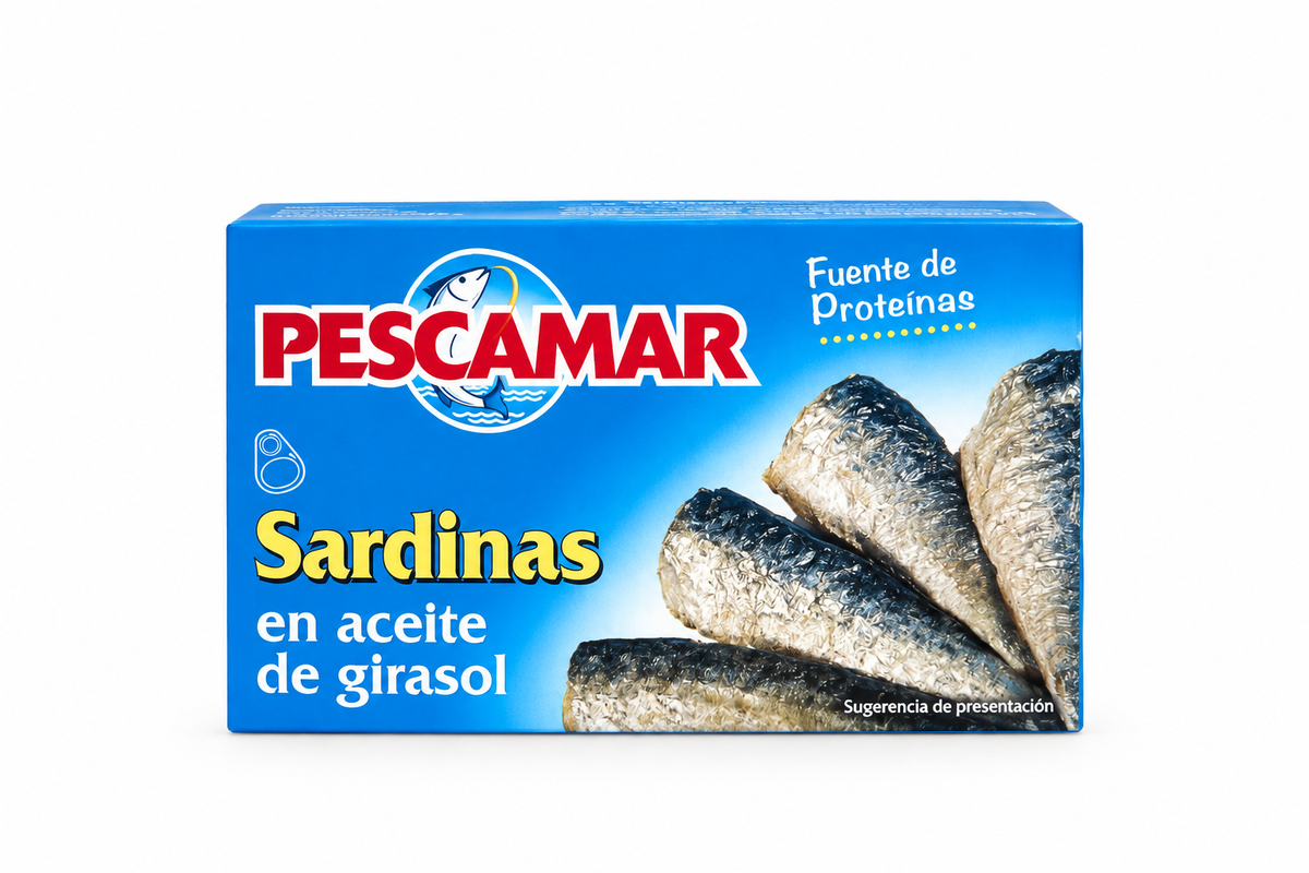 SARDINE À L'HUILE 125G X50