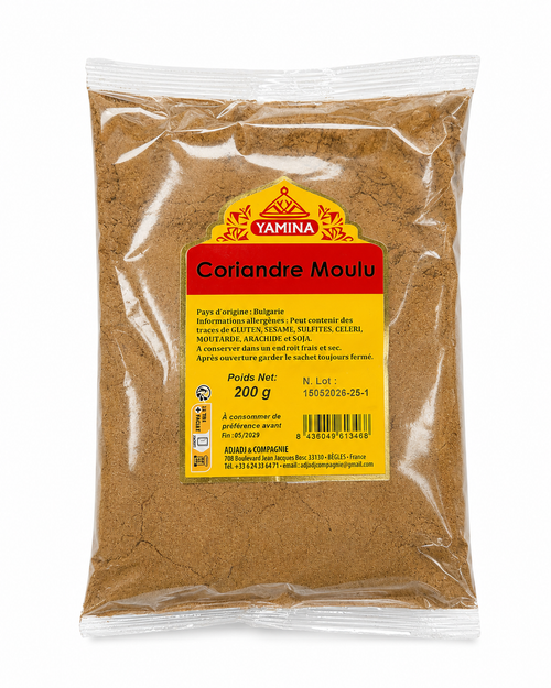 CORIANDRE MOULU 200G X12