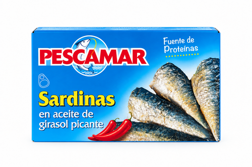 SARDINE PIMENTÉ  125G X50