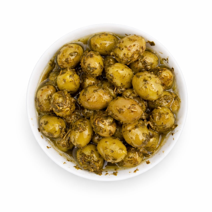 OLIVE CASSÉ A L'AIL 10KG