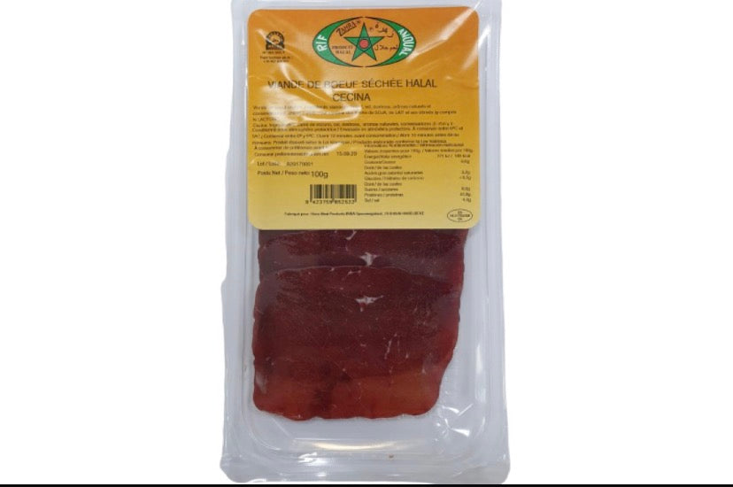 VIANDE CECINA BOEUF 100G X12
