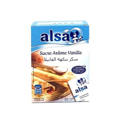 SUCRE VANILLE ALSA 10 SACHETS X14