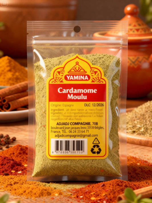CARDAMOME MOULU 50G X20