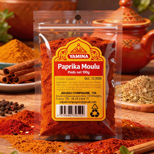 PAPRIKA MOULU 100G X20