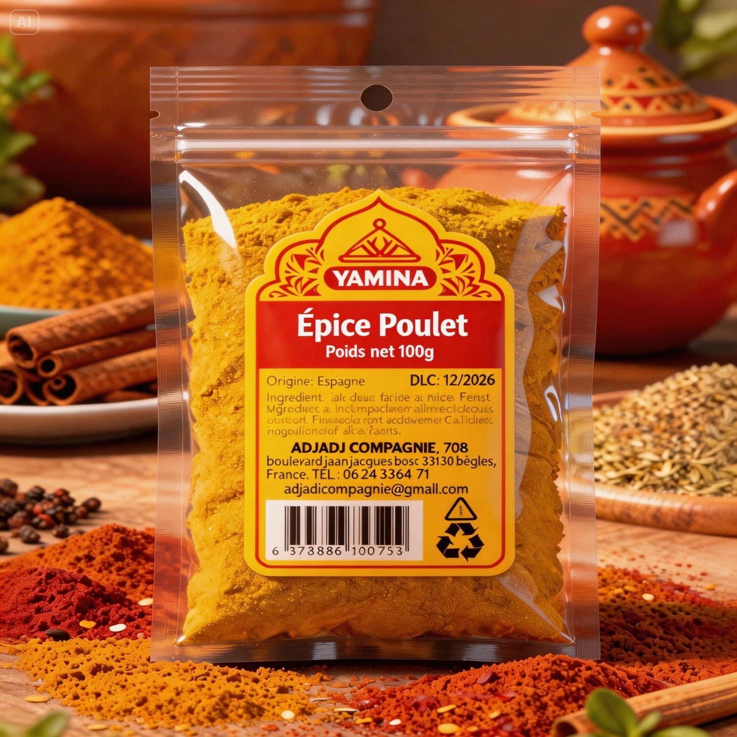 ÉPICE POULET 100G X20