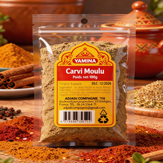 CARVI MOULU  100G X20