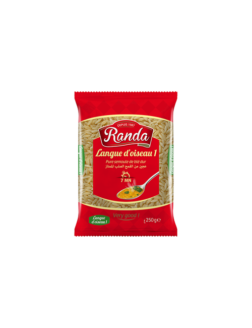 RANDA PATE LANGUE D'OISEAU PETIT N°1 500G X24