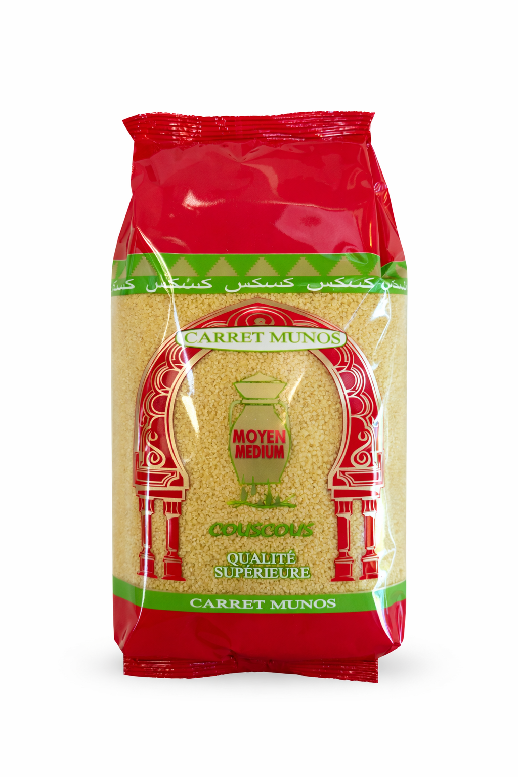 COUSCOUS CARRET MUNOS MOYEN 1KG X10
