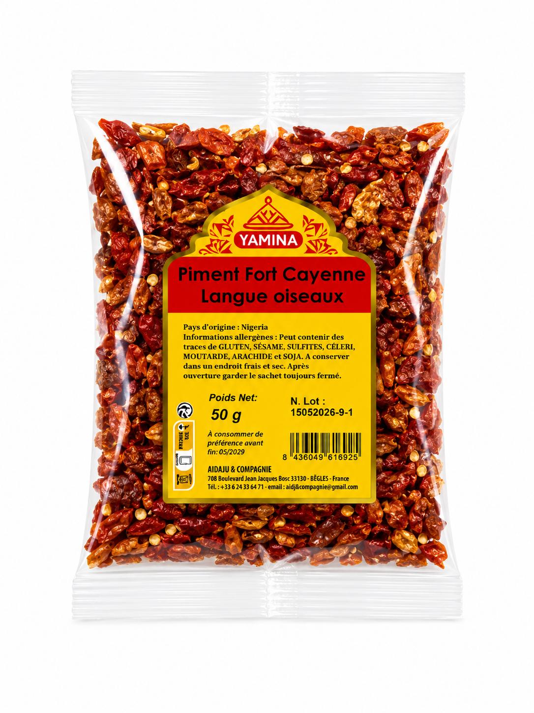 PIMENT LANGUE D’OISEAU 100G X20