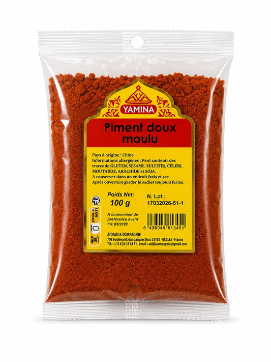 PIMENT DOUX MOULU 100G X20