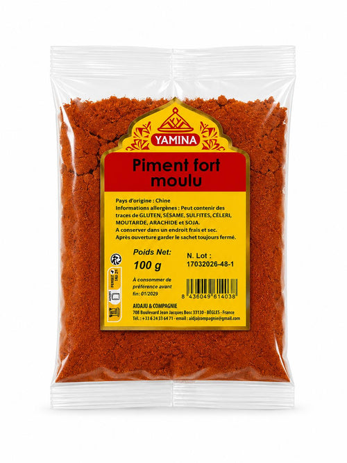 PIMENT FORT MOULU 100G X20