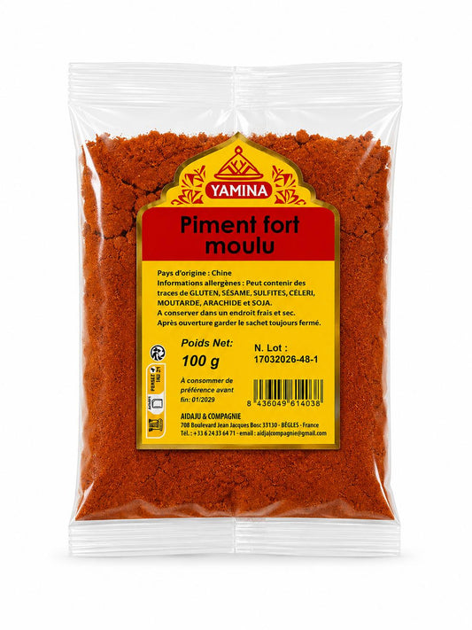PIMENT FORT MOULU 100G X20