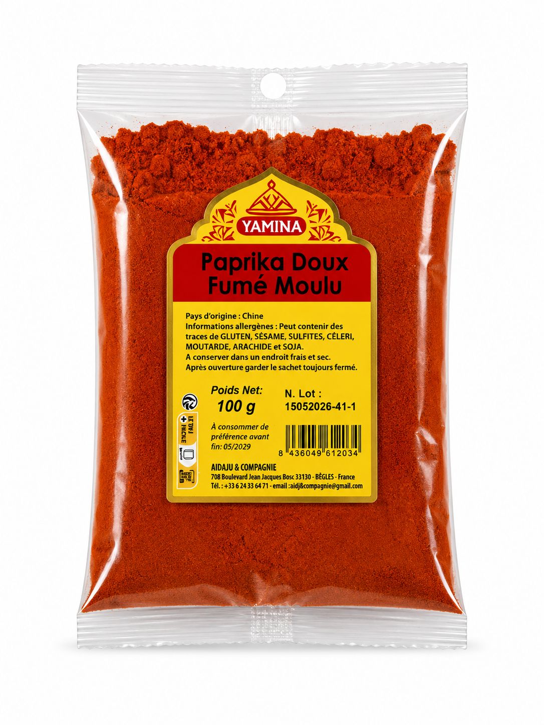 PAPRIKA FUMÉ 100G X20