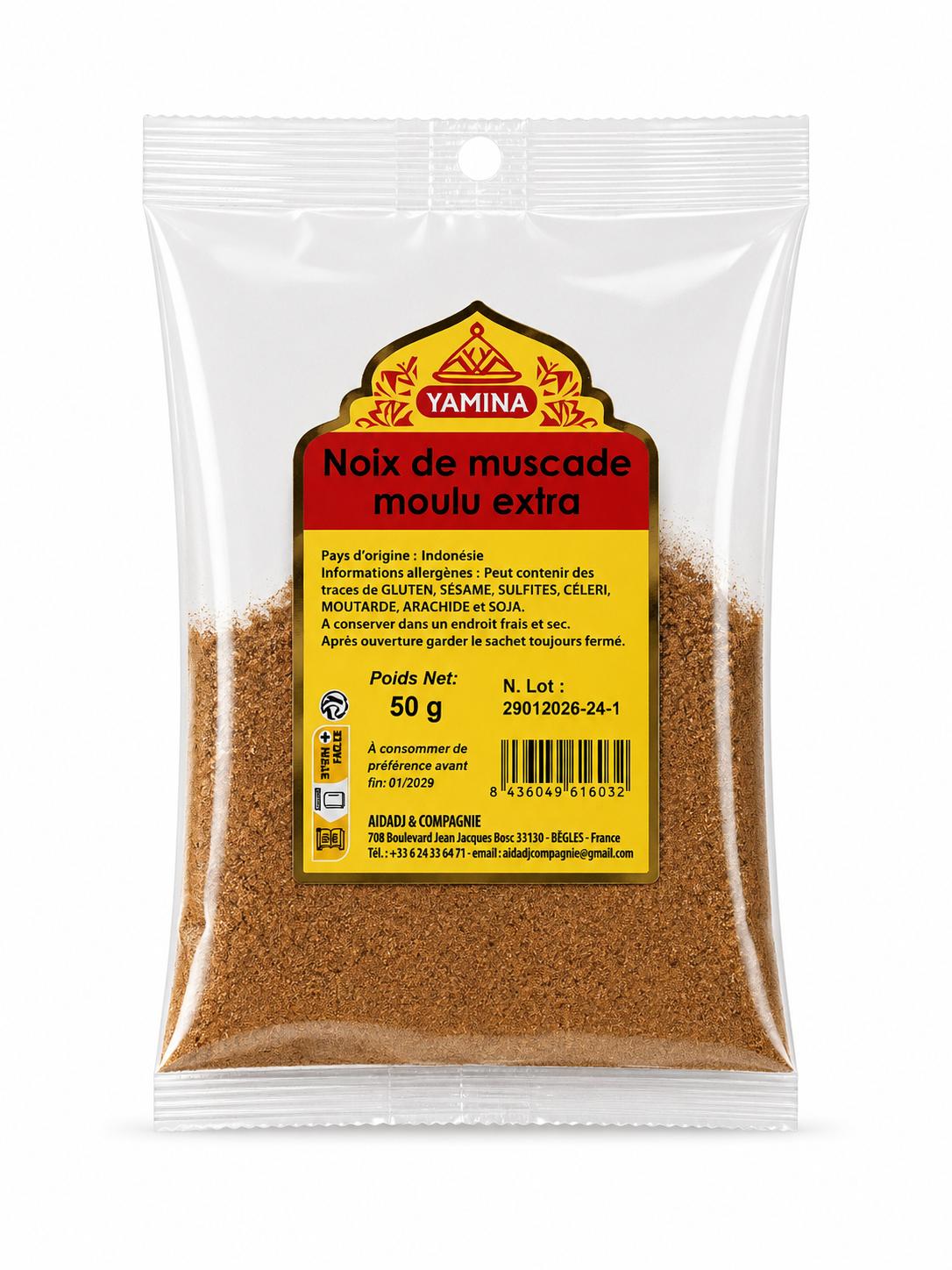 MUSCADE MOULU 50G X25