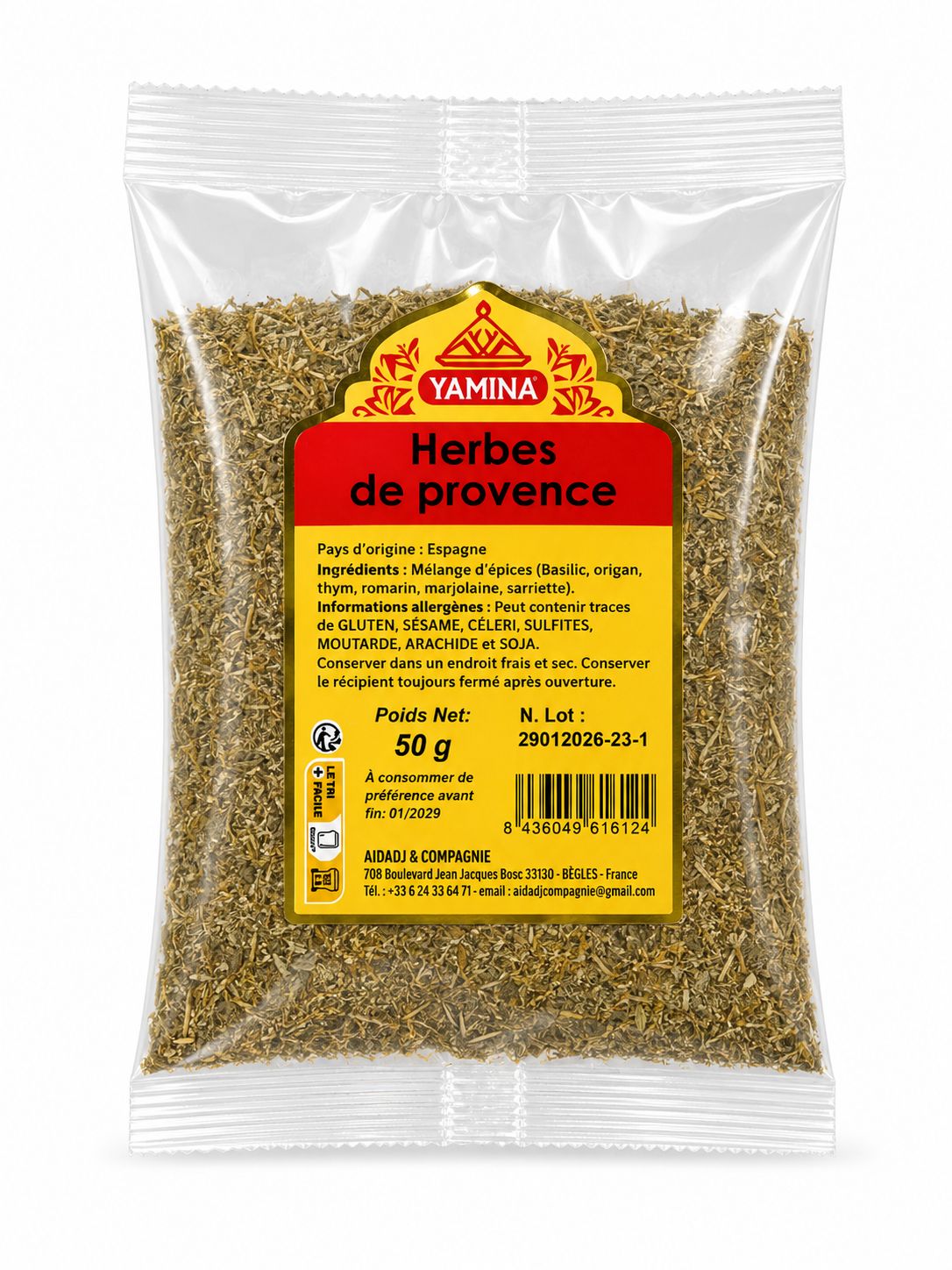 HERBES DE PROVENCE 50G X20