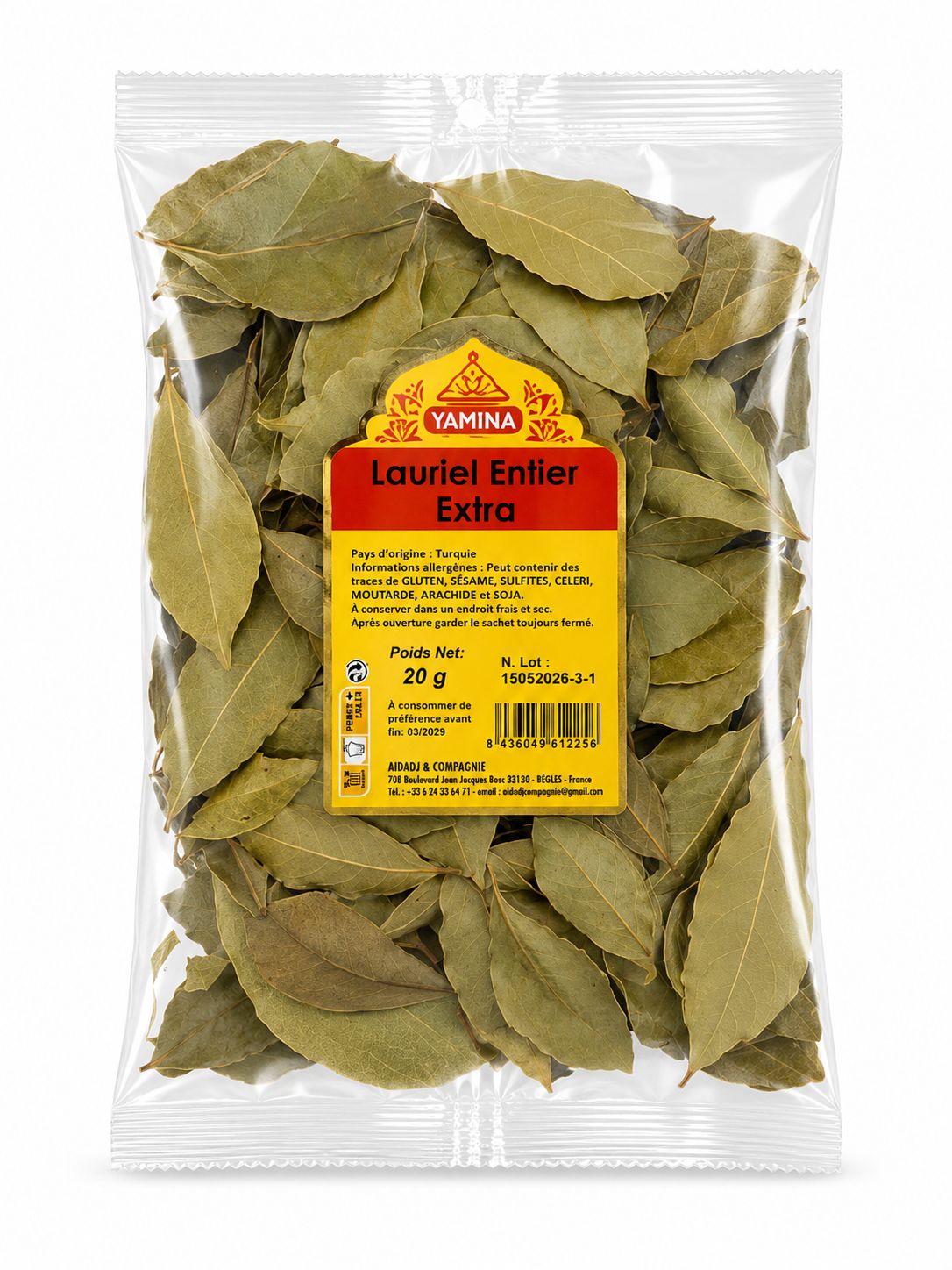 LAURIER ENTIER 50G X15