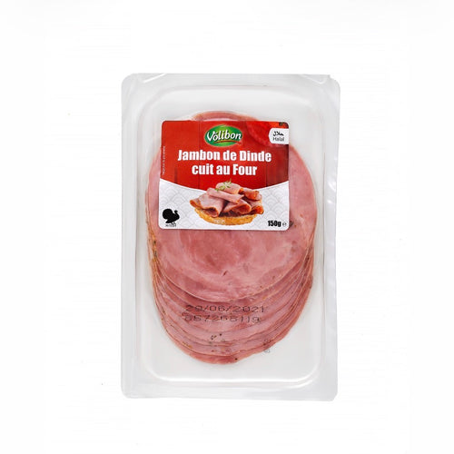 JAMBON DE DINDE CUIT AU FOUR 150G X10